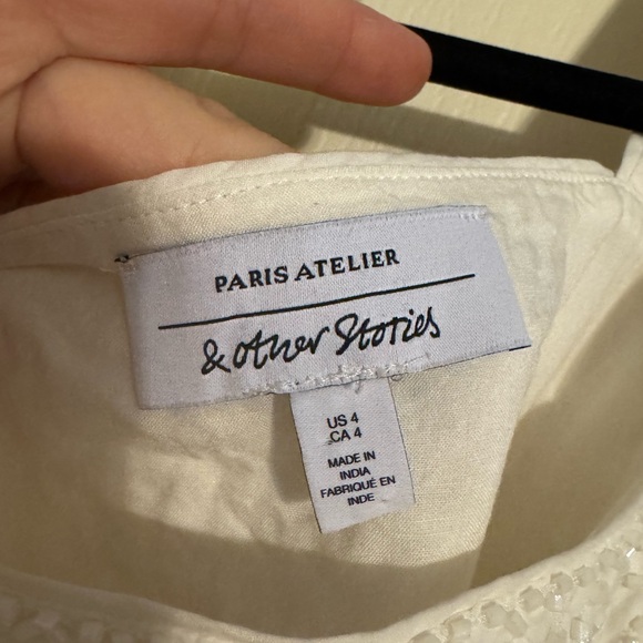 & Other Stories White Beaded Skirt Set - Picture 5 of 6